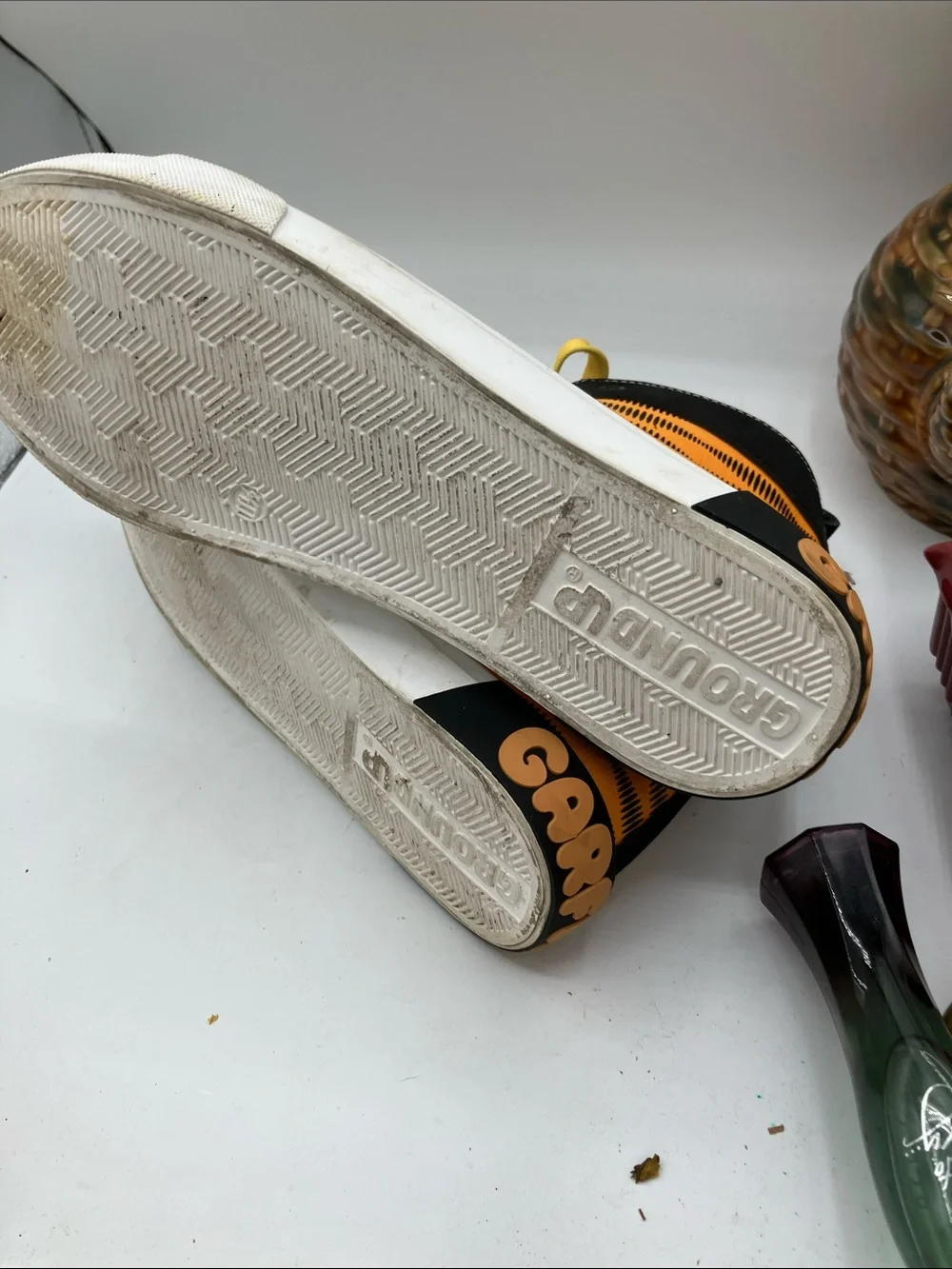 Garfield Orange High-Top Athletic Sneakers - Men